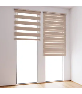 Roleta Deň a Noc na panoramatické okno Káva s mliekom