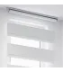 Roleta Deň a Noc na panoramatické okno Biela