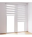 Roleta Deň a Noc na panoramatické okno Biela