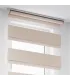Roleta Deň a Noc na panoramatické okno svetloružový mramor
