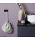 Dvojitý samolepiaci vešiak čierny