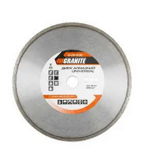 Kotúč diamantový GRANITE UNIVERSAL 230*2,6 mm 22-24% 6600 ot./min 9-05-230