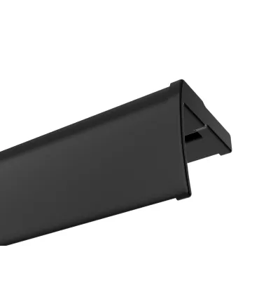 Koľajnica čierna hliníková stropná dvojitá Smart Black Plus