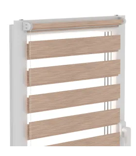 Roleta Deň a Noc Delux Plus séria Natural Oak DN20