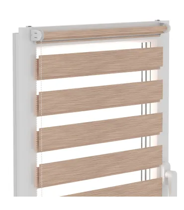Roleta Deň a Noc Delux Plus séria Natural Oak DN20
