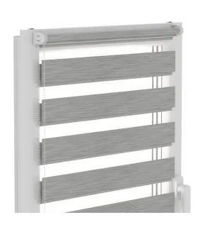 Roleta Deň a Noc Delux Plus séria Graphite Wood DN21
