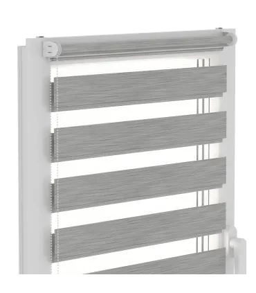 Roleta Deň a Noc Delux Plus séria Graphite Wood DN21