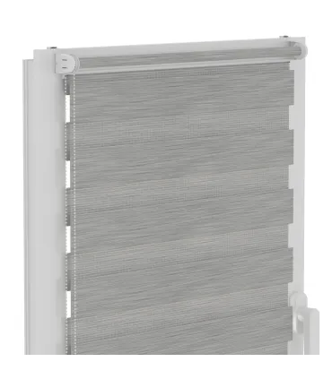Roleta Deň a Noc Delux Plus séria Graphite Wood DN21