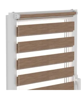 Roleta Deň a Noc Delux Plus séria Royal Brown DN22