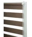 Roleta Deň a Noc Delux Plus séria Mocha Wood DN23