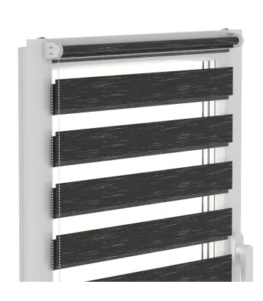 Roleta Deň a Noc Delux Plus séria Graphite Black DN33