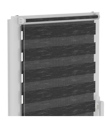 Roleta Deň a Noc Delux Plus séria Graphite Black DN33