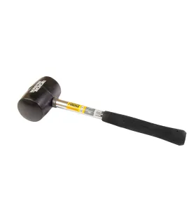 Kladivo gumené MASTERTOOL 55 mm 340 g kovová rukoväť čierna 02-1301