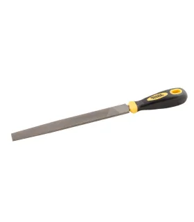 Pilník kovový MASTERTOOL 200 mm, plochý dvojzložková rukoväť 06-0200