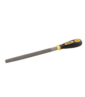 Pilník kovový MASTERTOOL 200 mm, polkruhový dvojzložková rukoväť 06-0202