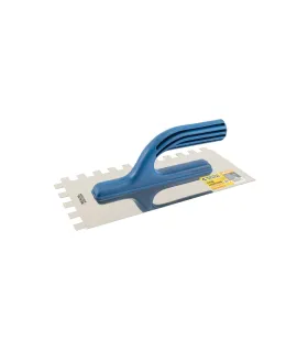 Hladidlo nerezové MASTERTOOL 125*270 mm zub 12x12 mm plastová rukoväť 08-2227