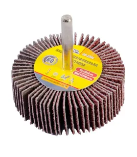 Valec lamelový brúsny MASTERTOOL 60*20 mm P60 s hriadeľom 6 mm 08-2266