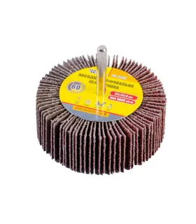 Valec lamelový brúsny MASTERTOOL 80*30 mm P60 s hriadeľom 6 mm 08-2286