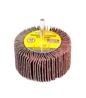 Valec lamelový brúsny MASTERTOOL 80*40 mm P40 s hriadeľom 6 mm 08-2294