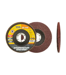 Kotúč brúsny lamelový MASTERTOOL Т29 P80 125*22 mm 08-3208