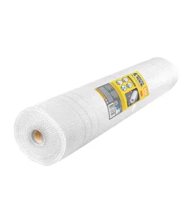 Sieťovina zo sklenených vlákien MASTERTOOL 1000 mm * 50 m / rolka, 5 * 5 mm, 145 g / m² 08-9506