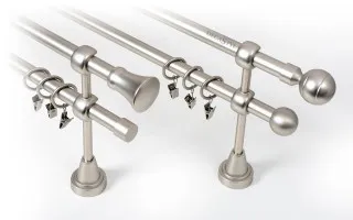 Garníže dvojité Ø19 mm satin nickel 