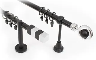 Garniže Magic Ø19 mm čierne mat jednoduché