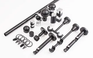 Garniže Magic Ø19 mm čierne mat 